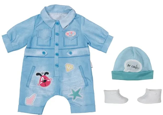 Baby Born Luxury Denim Overalls 43 cm